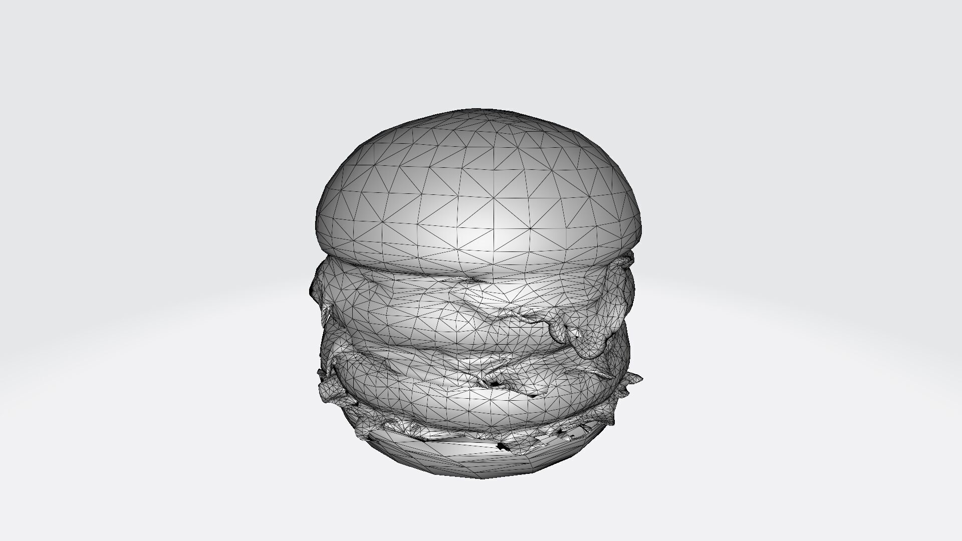 3d Render Cute Cartoon Funny Burger Character 3D model_5