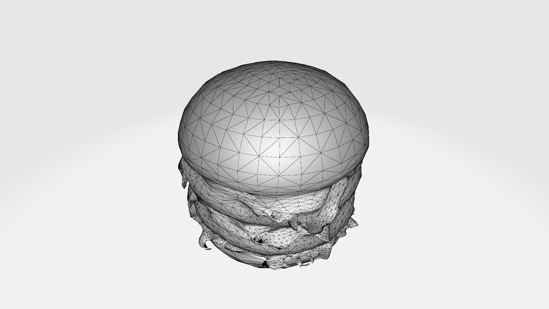 3d Render Cute Cartoon Funny Burger Character 3D model_6