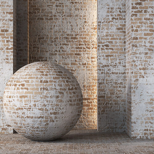 Rustic Brick Wall Texture 4K - Seamless Texture