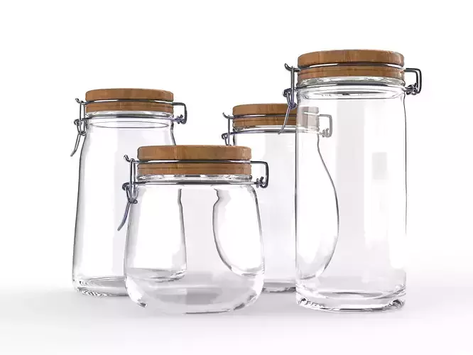 Glass Jar Set