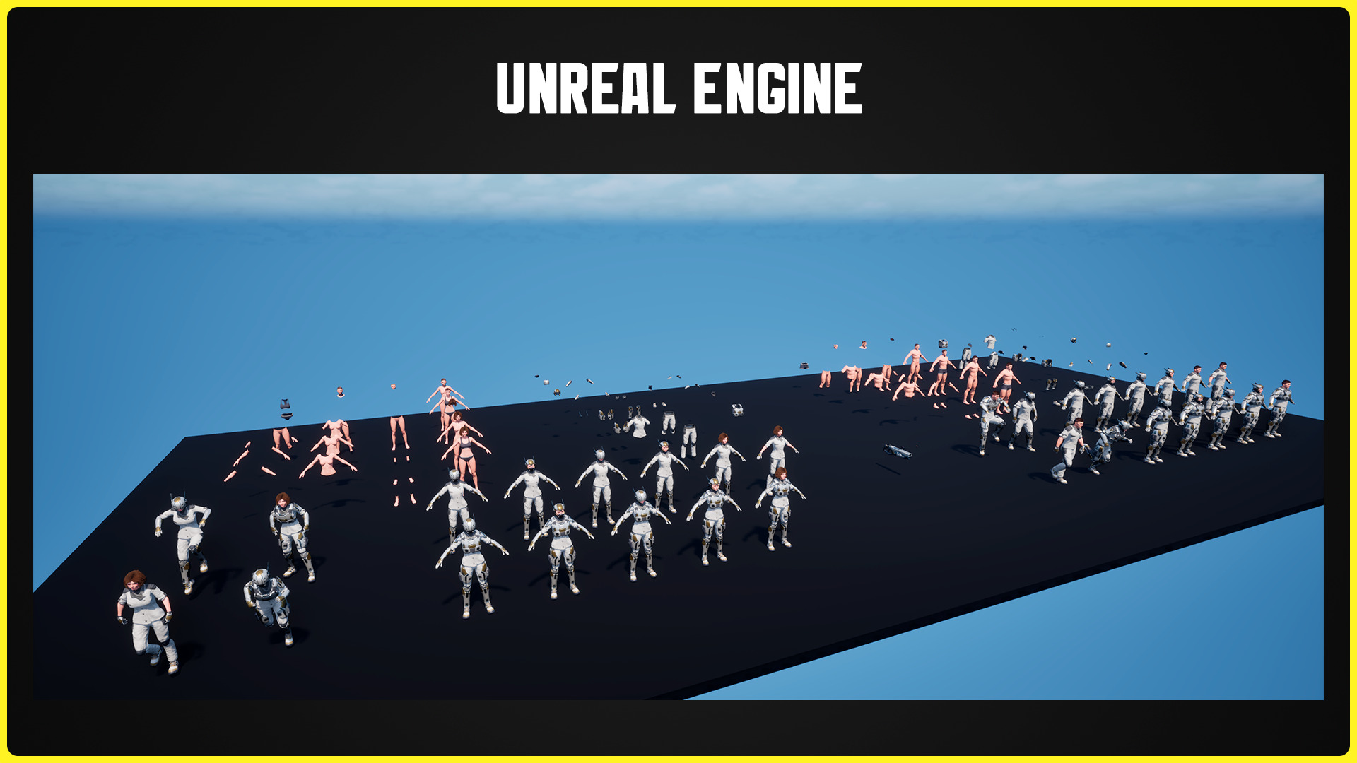 Modular Sci-fi Characters 03 Low-poly 3D model_18