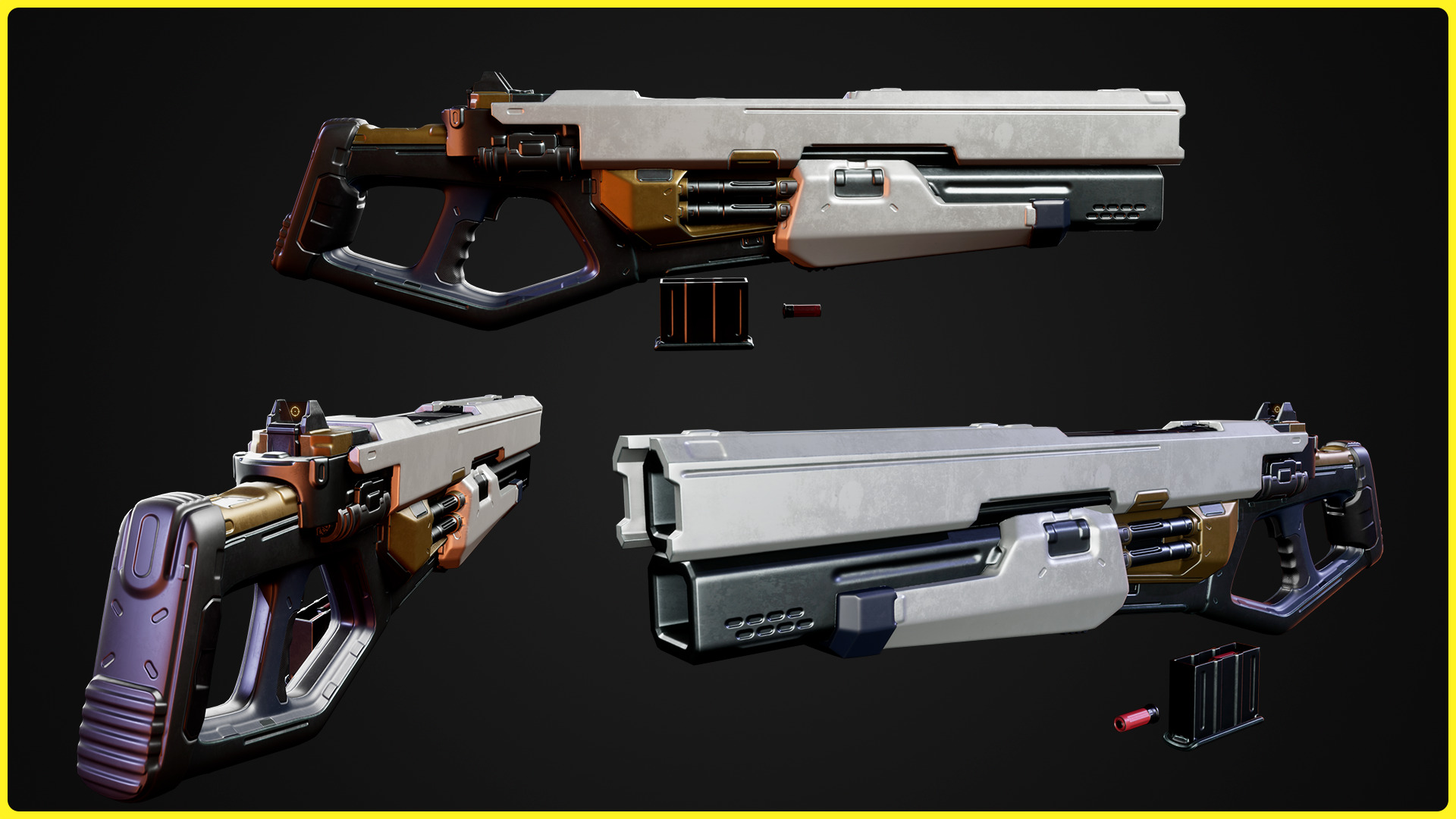 Modular Sci-fi Characters 03 Low-poly 3D model_26