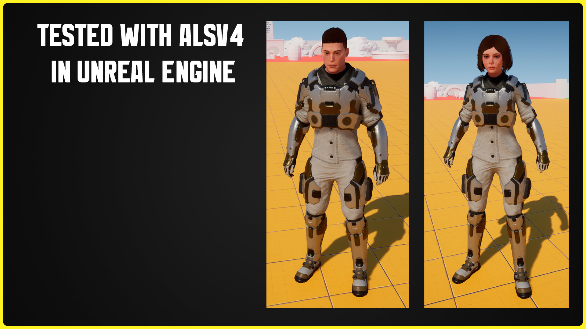 Modular Sci-fi Characters 03 Low-poly 3D model_16