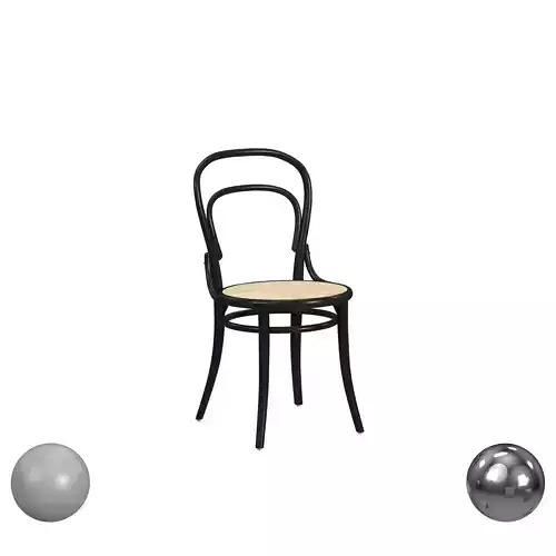 Bistro Dining Chair With Natural Cane