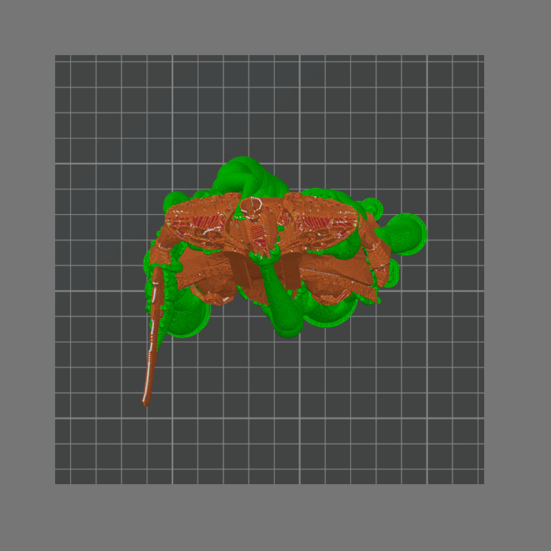 Metin2 Warior Hwang Armored Character  with Poison Sword 3D print model_9