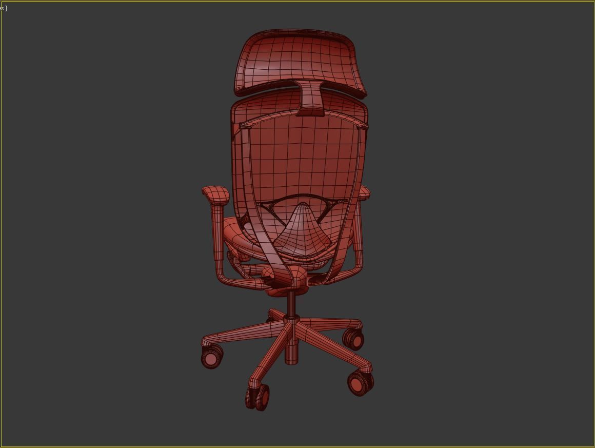Office chair 3D print model_2