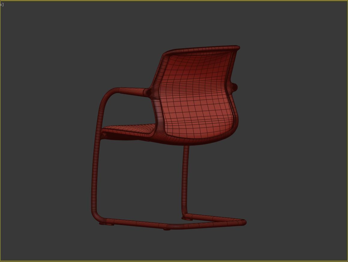 Office chair 3D print model_2