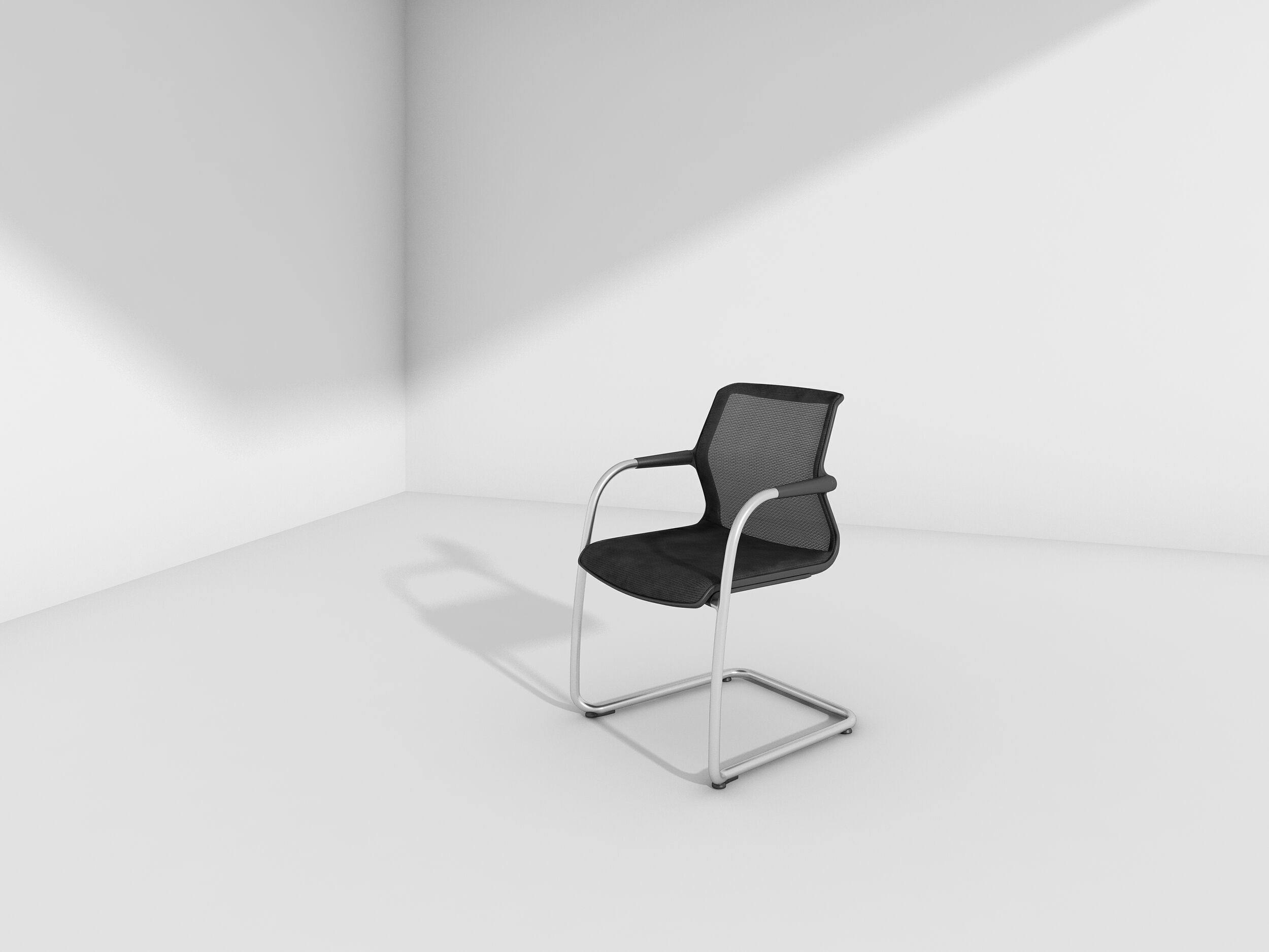 Office chair 3D print model_3