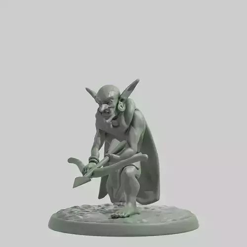 Goblin With Bow 3D print model