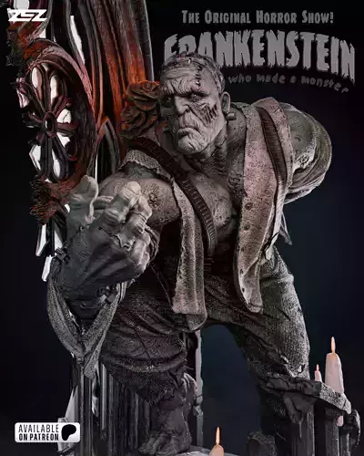 Frankenstein - STL 3D print model