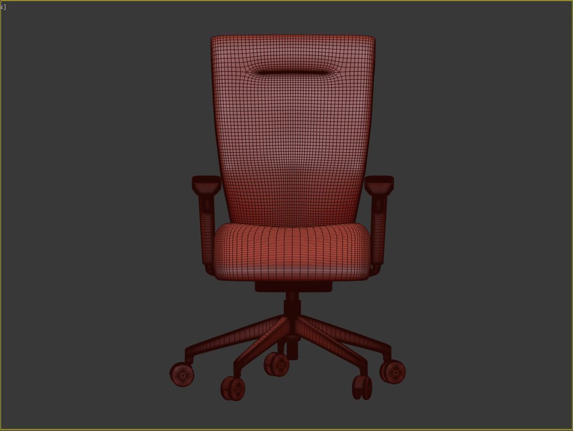 Office chair 3D print model_1