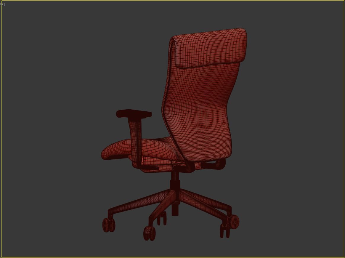 Office chair 3D print model_2