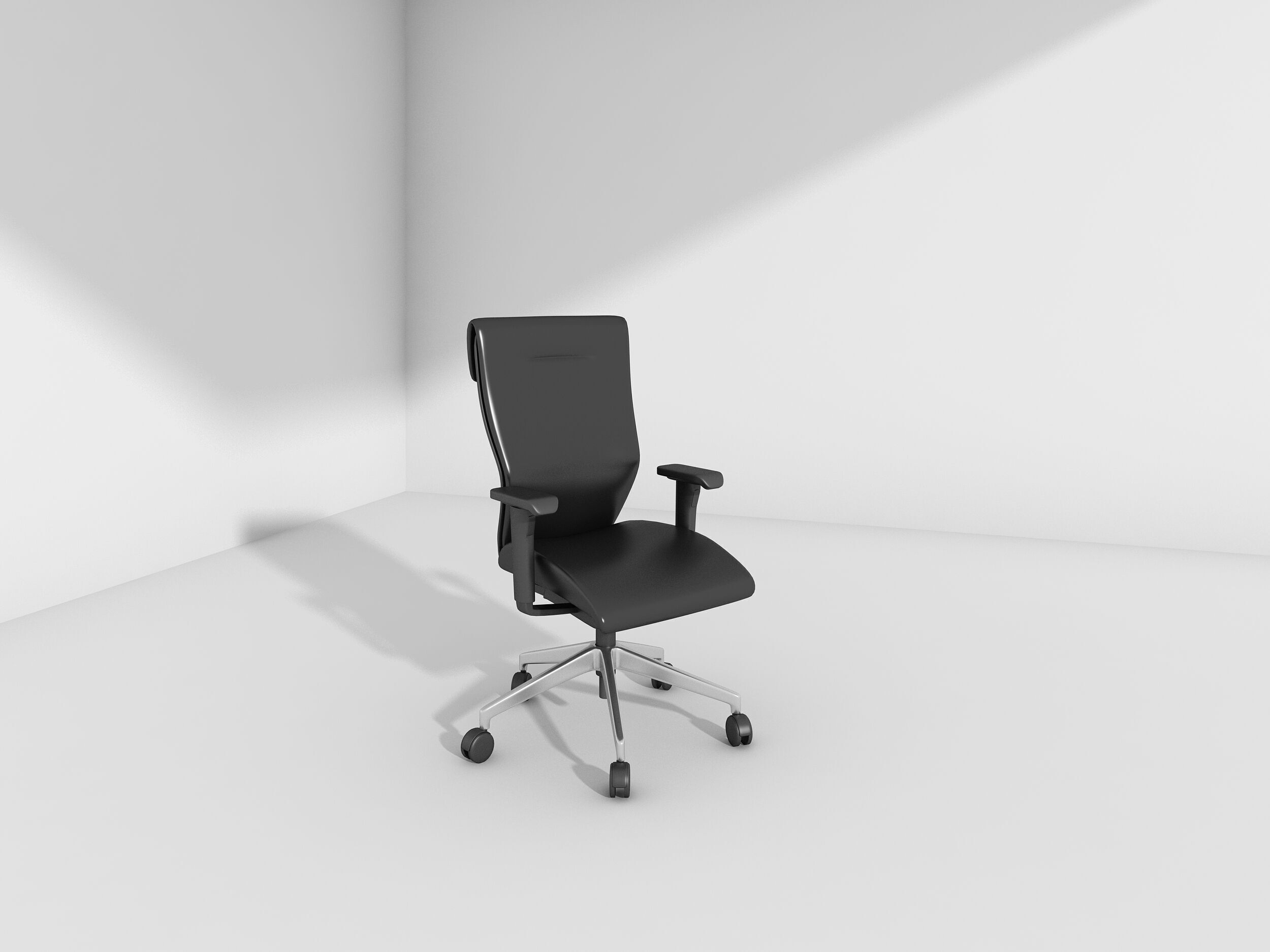 Office chair 3D print model_3