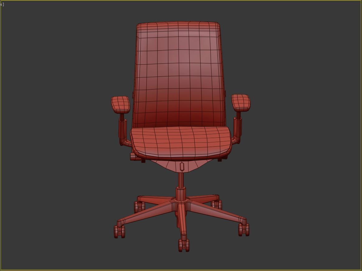 Office chair 3D print model_1