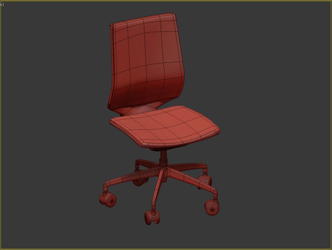 Office chair 3D print model_1