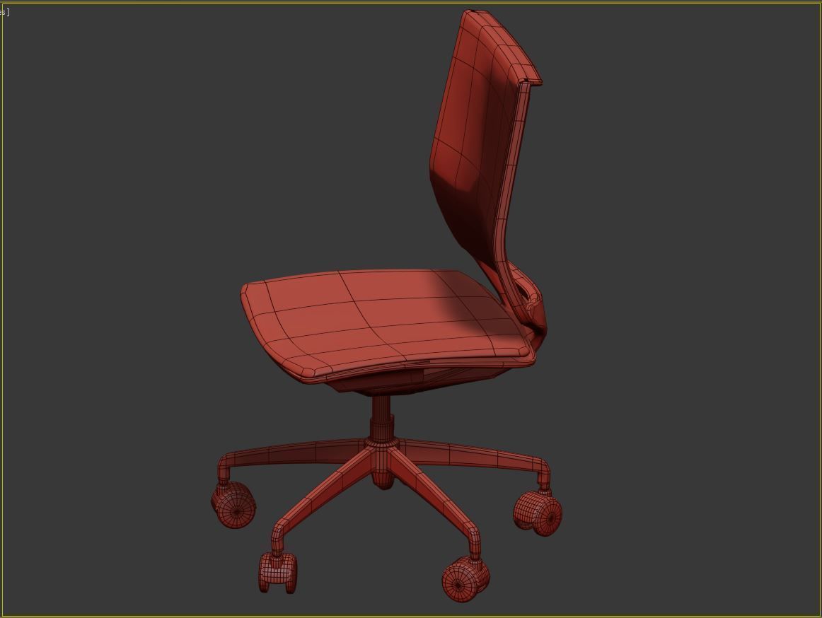 Office chair 3D print model_2