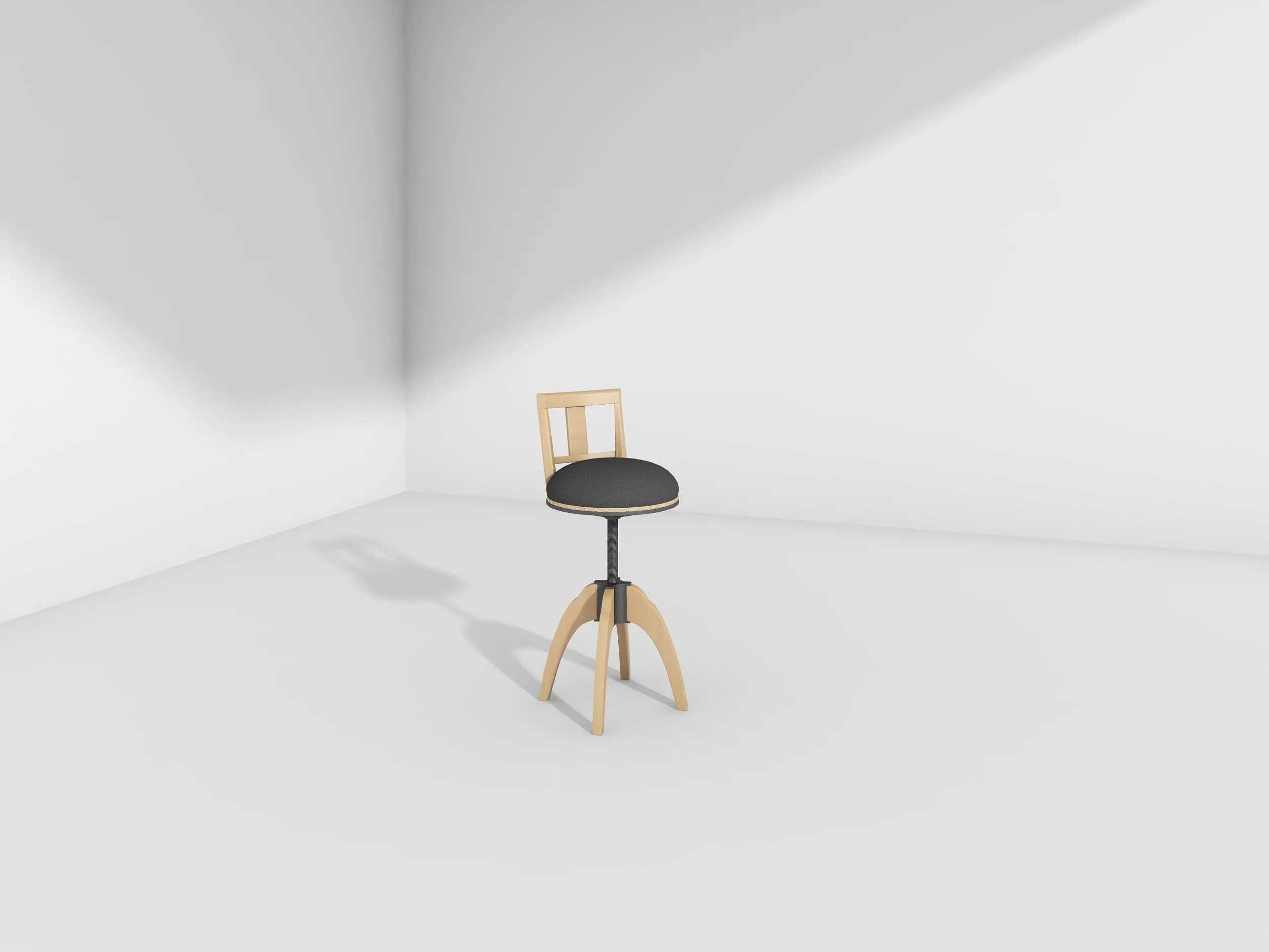 Bar stools 3D print model_0
