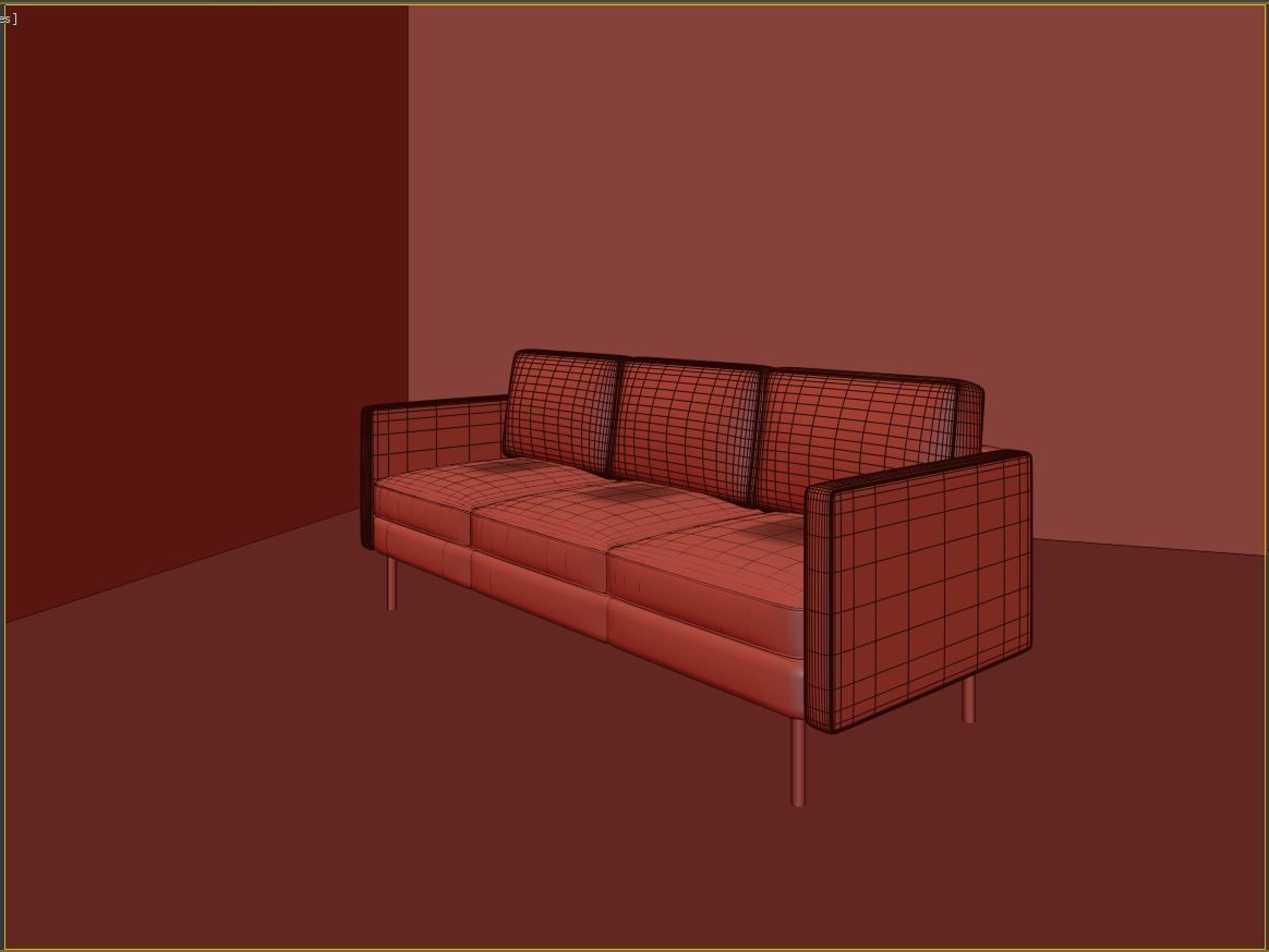 Chair sofa 3D print model_1