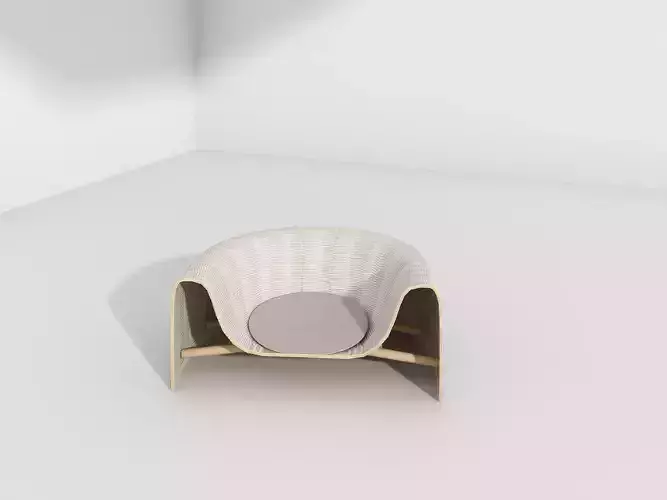 Outdoor chairs 3D print model