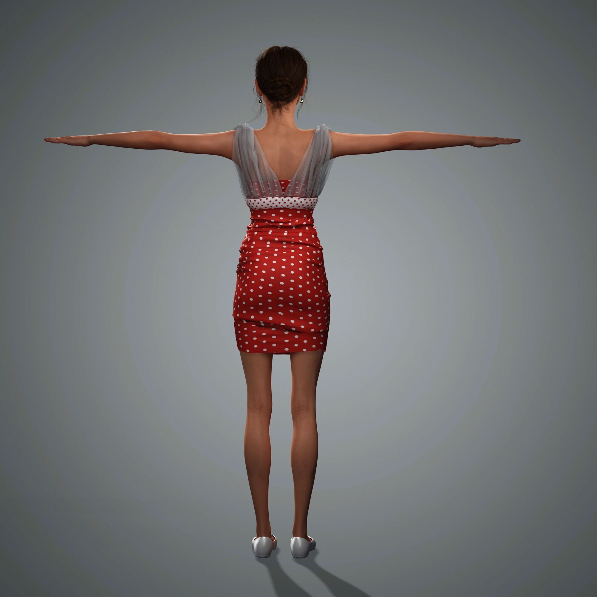 Karlie Kloss Character 3D Model Low-poly 3D model_13
