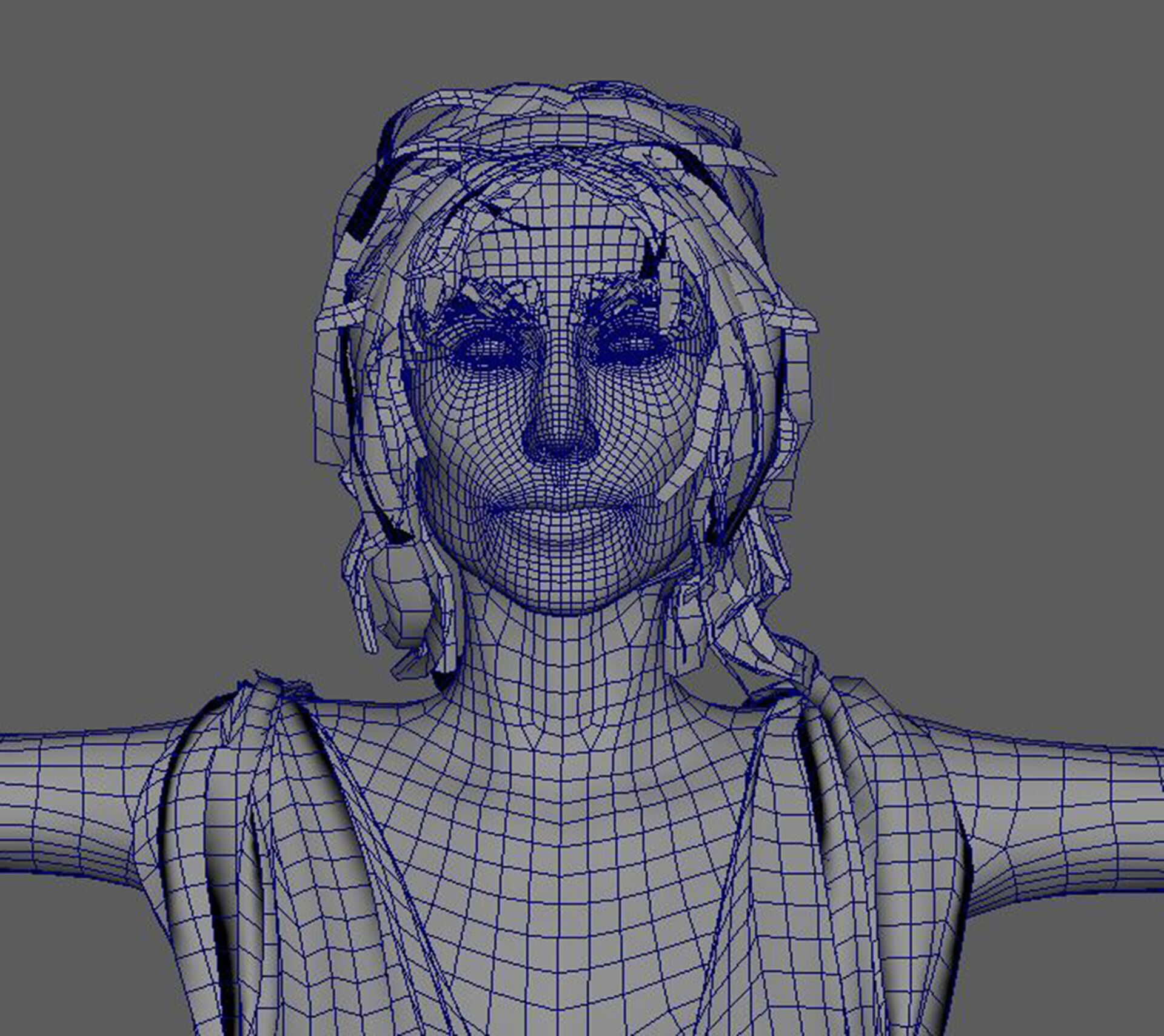 Karlie Kloss Character 3D Model Low-poly 3D model_20