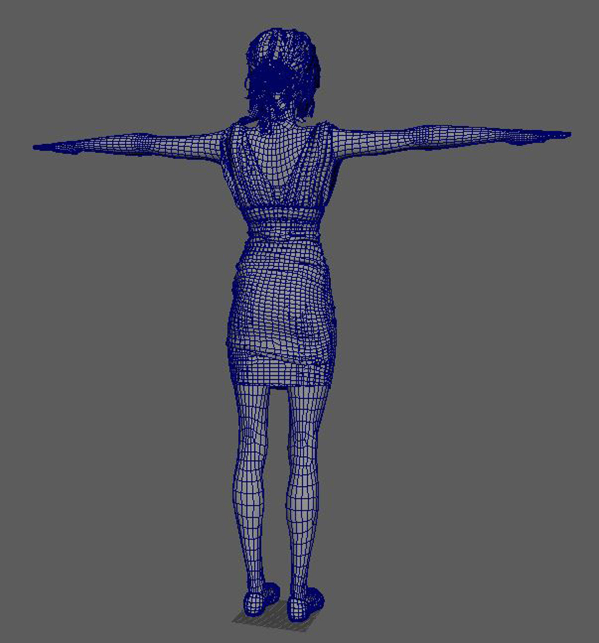 Karlie Kloss Character 3D Model Low-poly 3D model_23