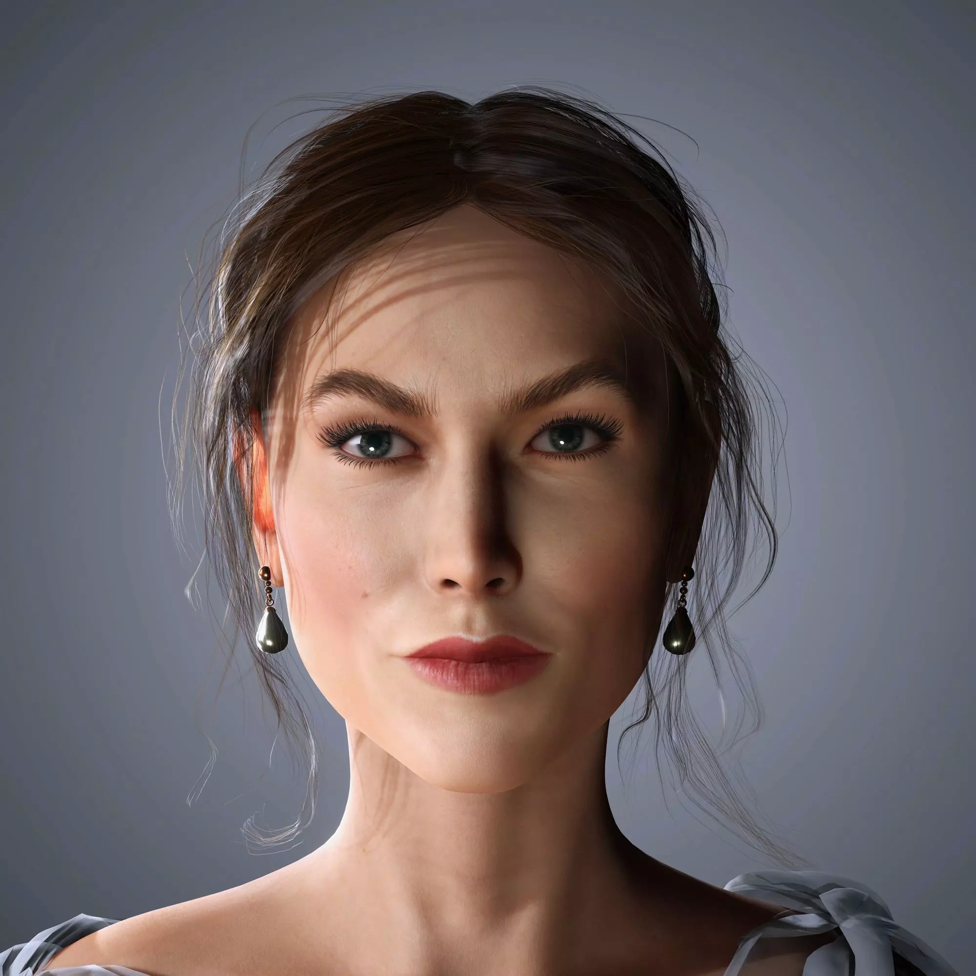 Karlie Kloss Character 3D Model Low-poly 3D model_0