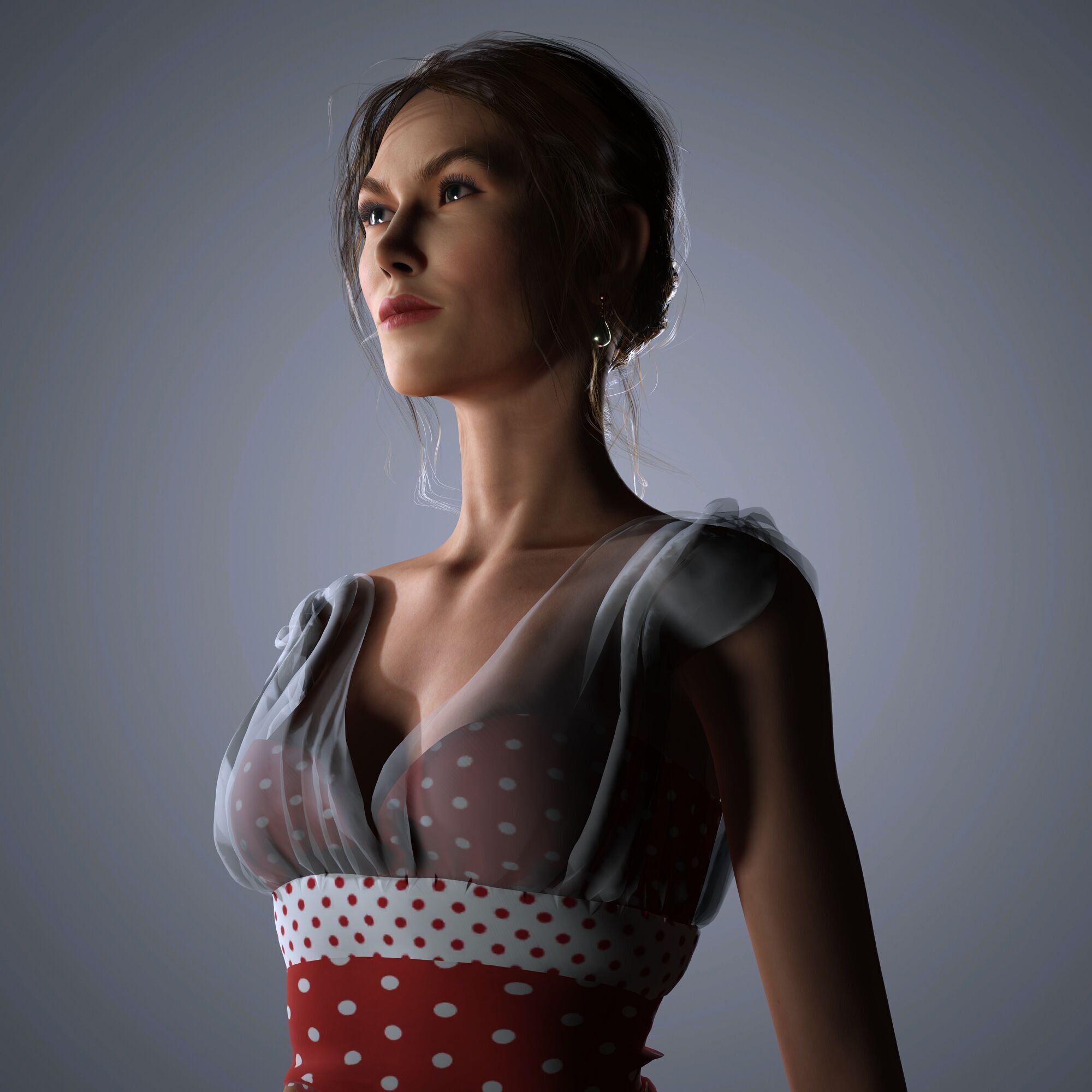 Karlie Kloss Character 3D Model Low-poly 3D model_10