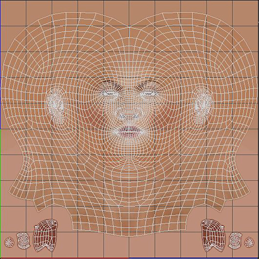 Karlie Kloss Character 3D Model Low-poly 3D model_19