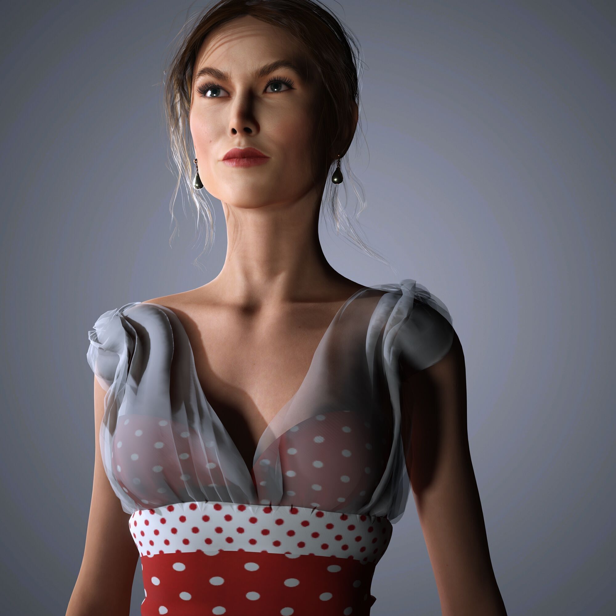 Karlie Kloss Character 3D Model Low-poly 3D model_4