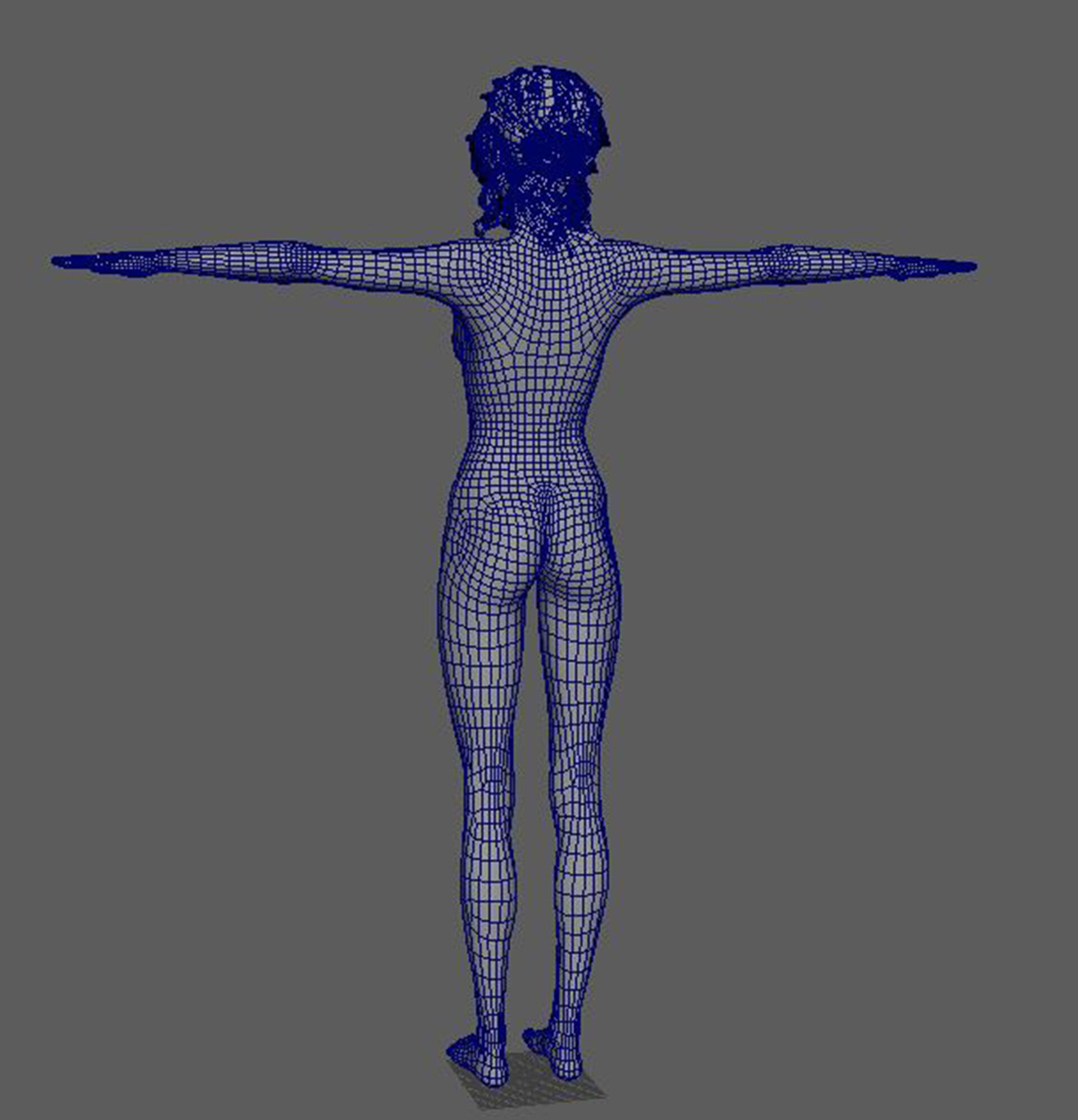 Karlie Kloss Character 3D Model Low-poly 3D model_24