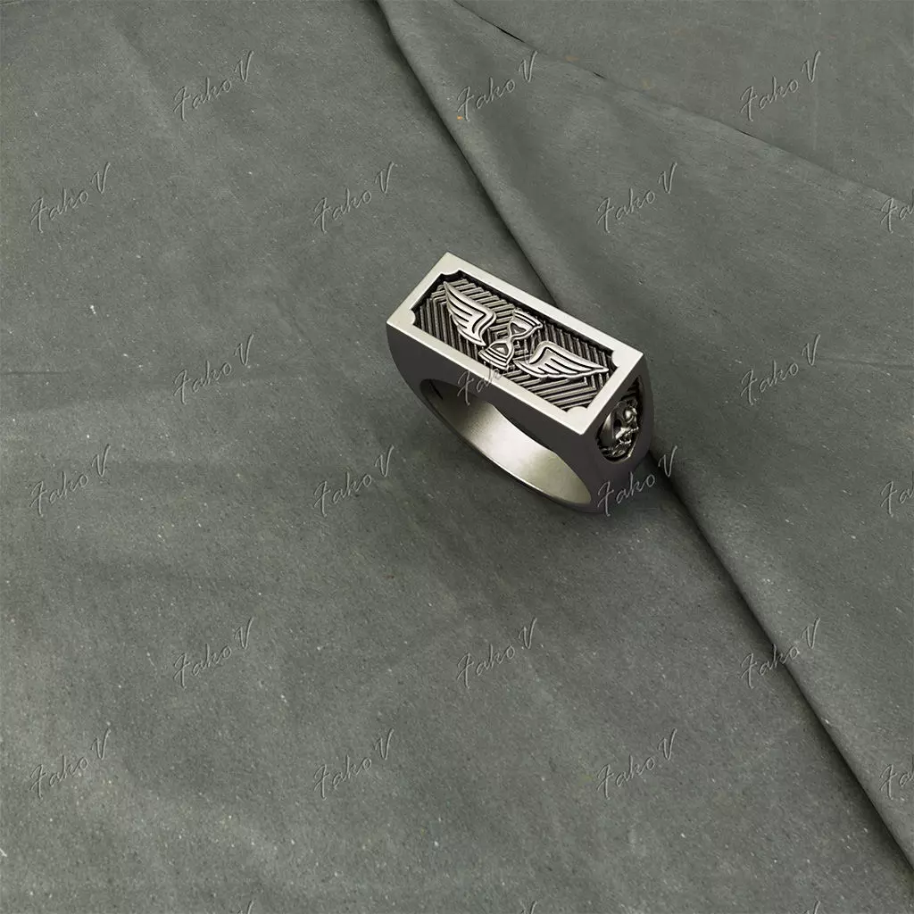 Ring Remember death 3D print model_0