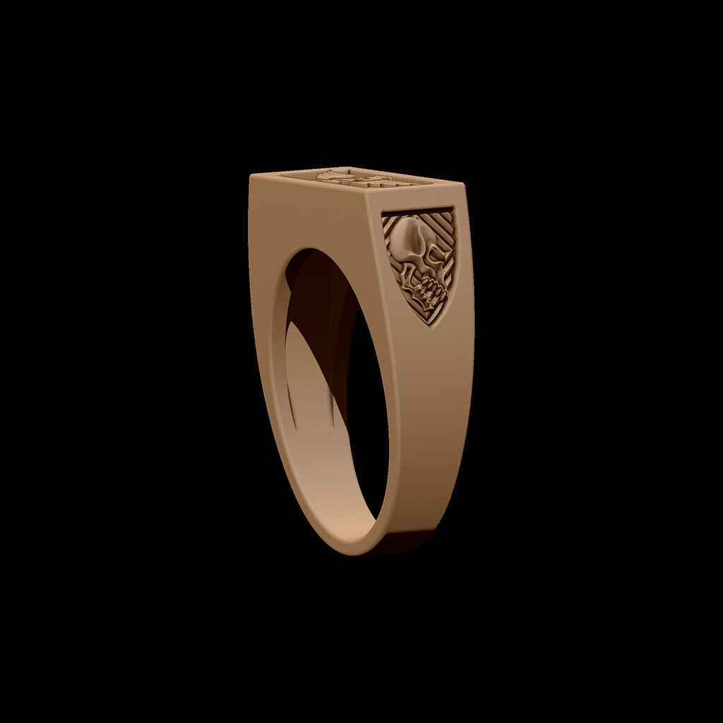 Ring Remember death 3D print model_5