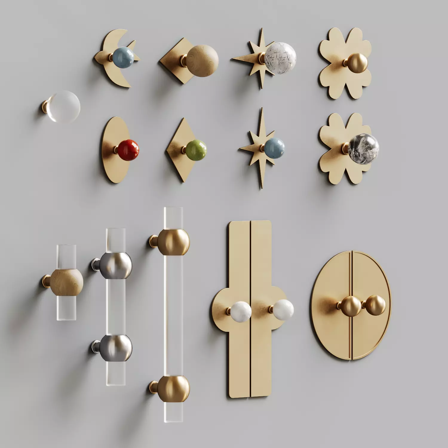 Furniture handles 3D model_0