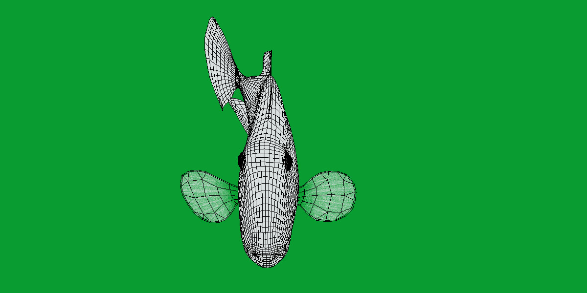 Clown Trigger Fish Low-poly 3D model_13