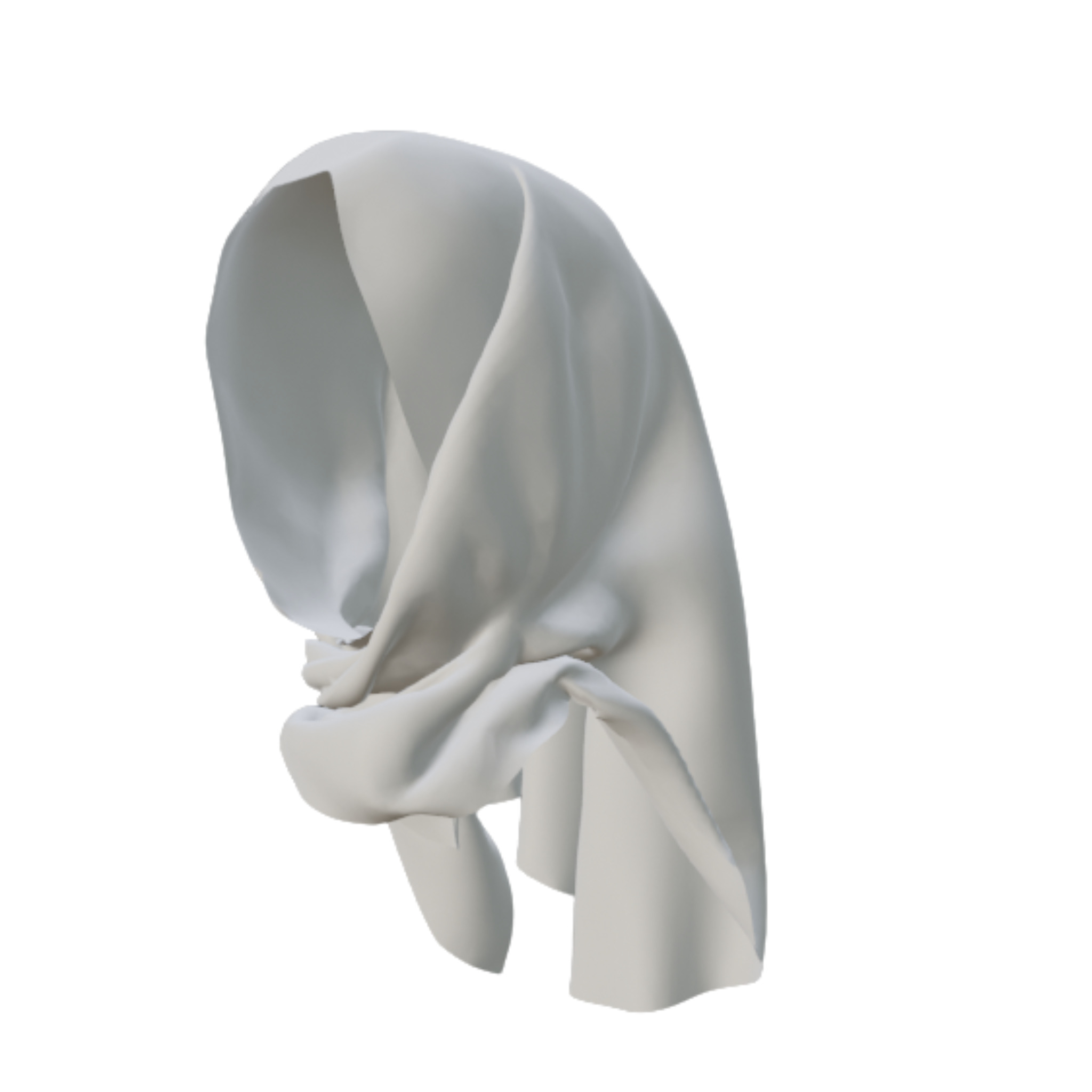 Khaliji Hijab  3D model_1