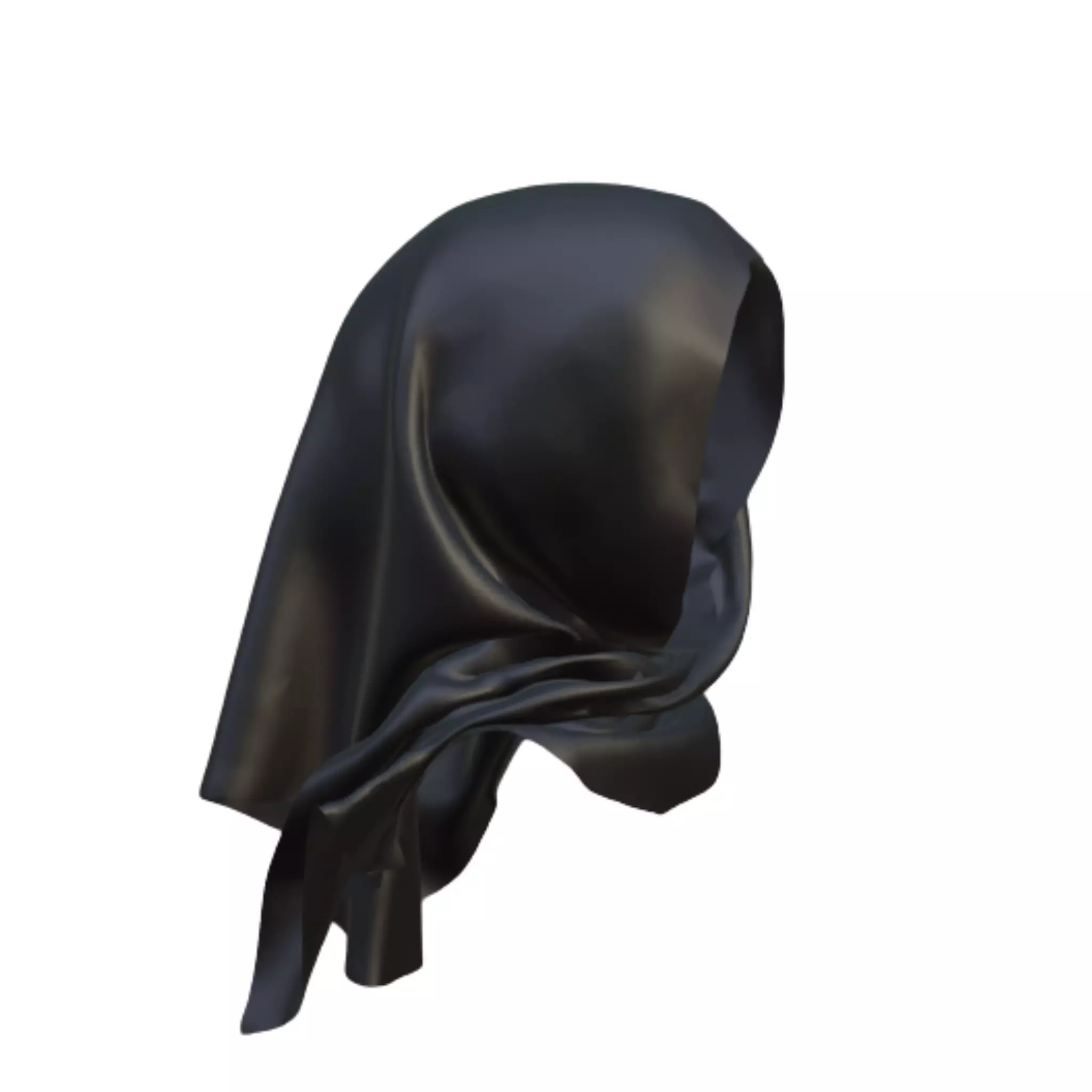 Khaliji Hijab  3D model_0