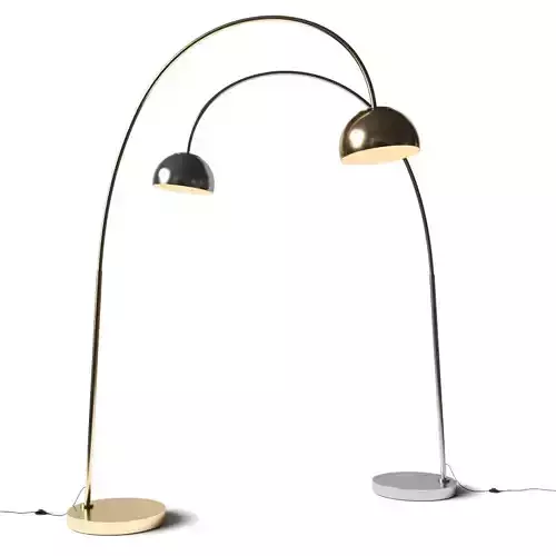 Overarching Metal Shade Floor Lamp - West Elm