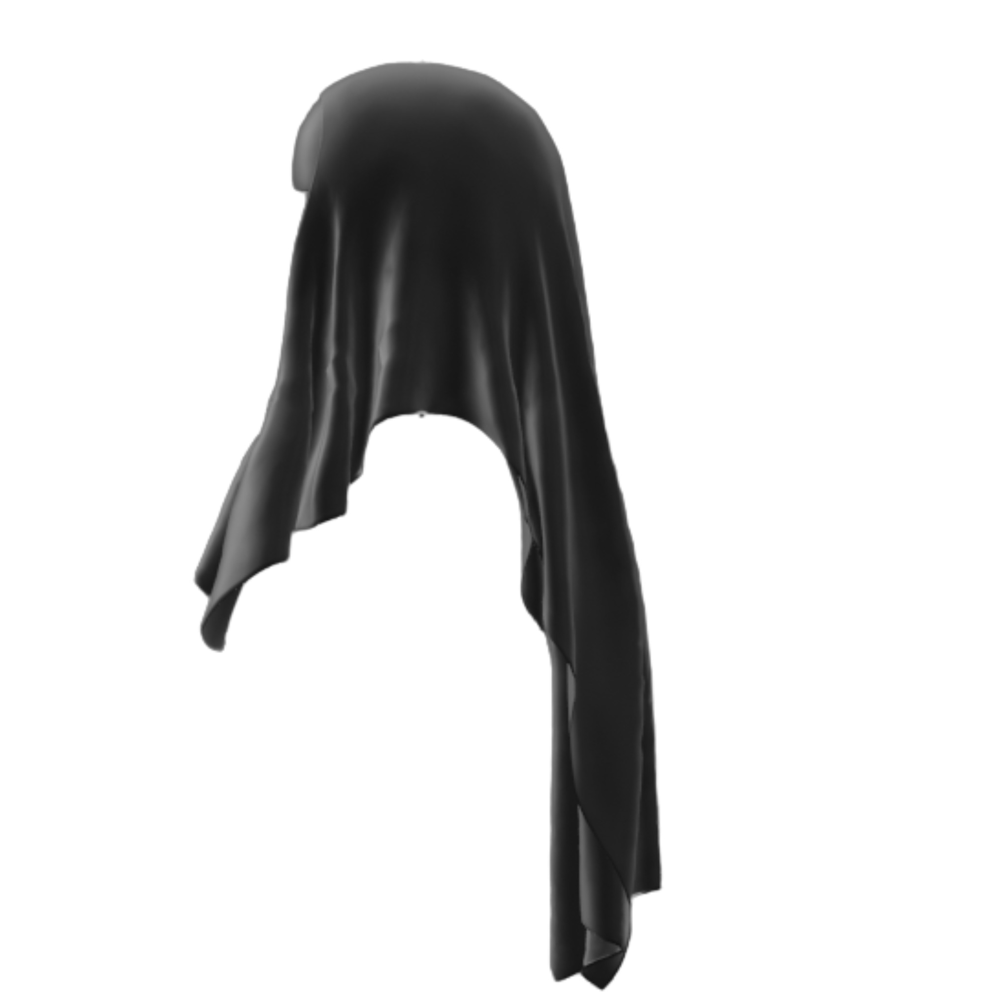 Muslim Niqab 3D model_2