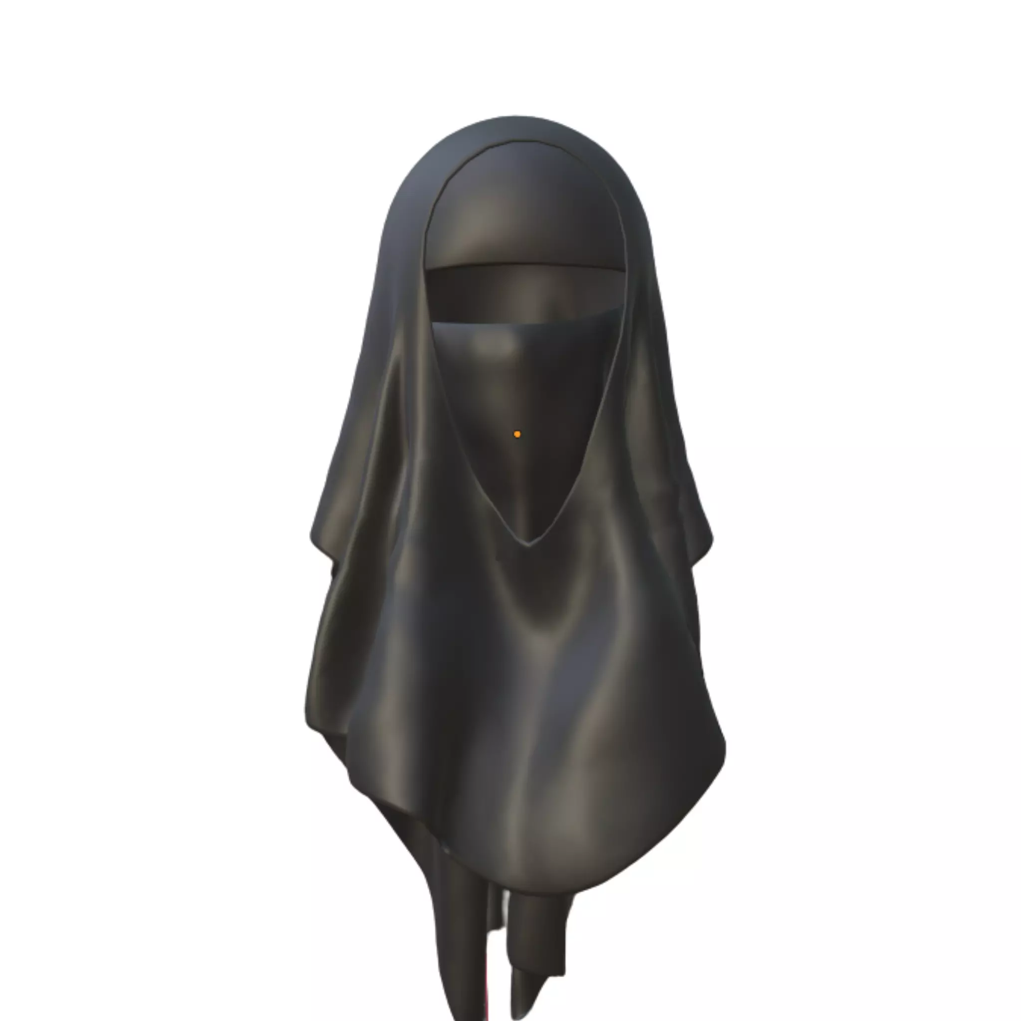 Muslim Niqab 3D model_0