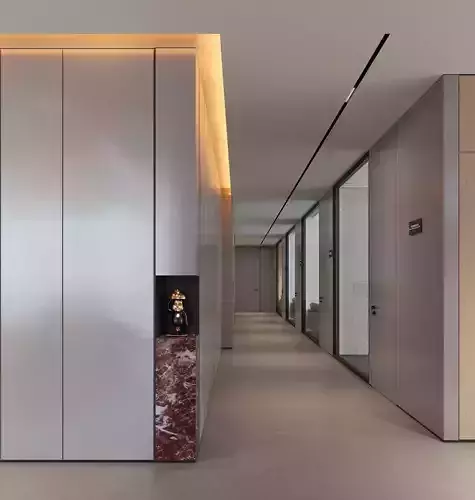 Comprehensive Office Interior Design 3D model