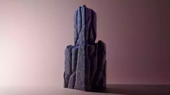 Stylized cliff type 2