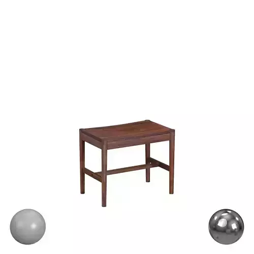 Pierce  Single Seat Bench Dark Brown