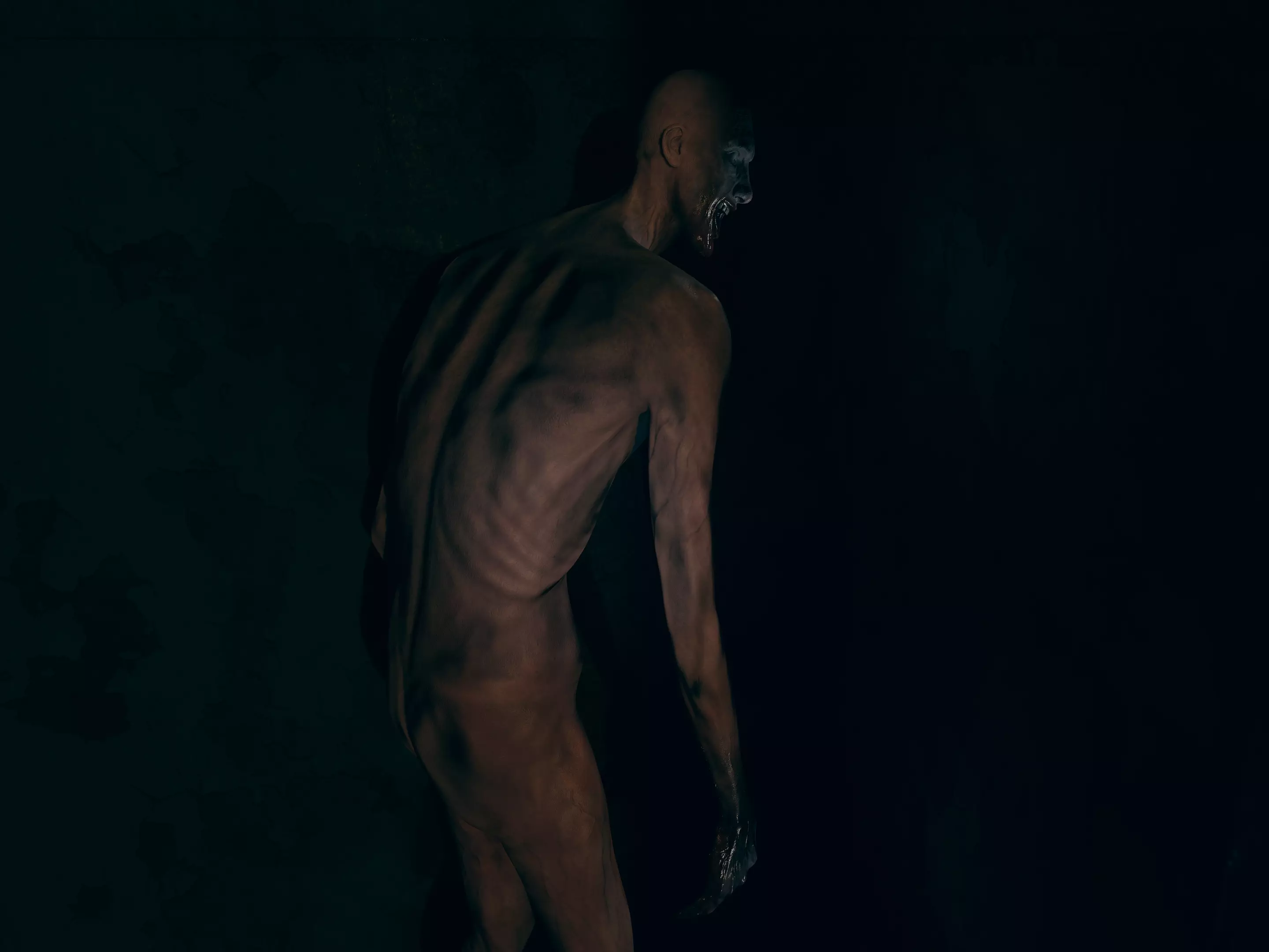 SCP 096 - 4K PBR Rigged - UE4 UE5 - Game-Ready Horror Asset Low-poly 3D model_2