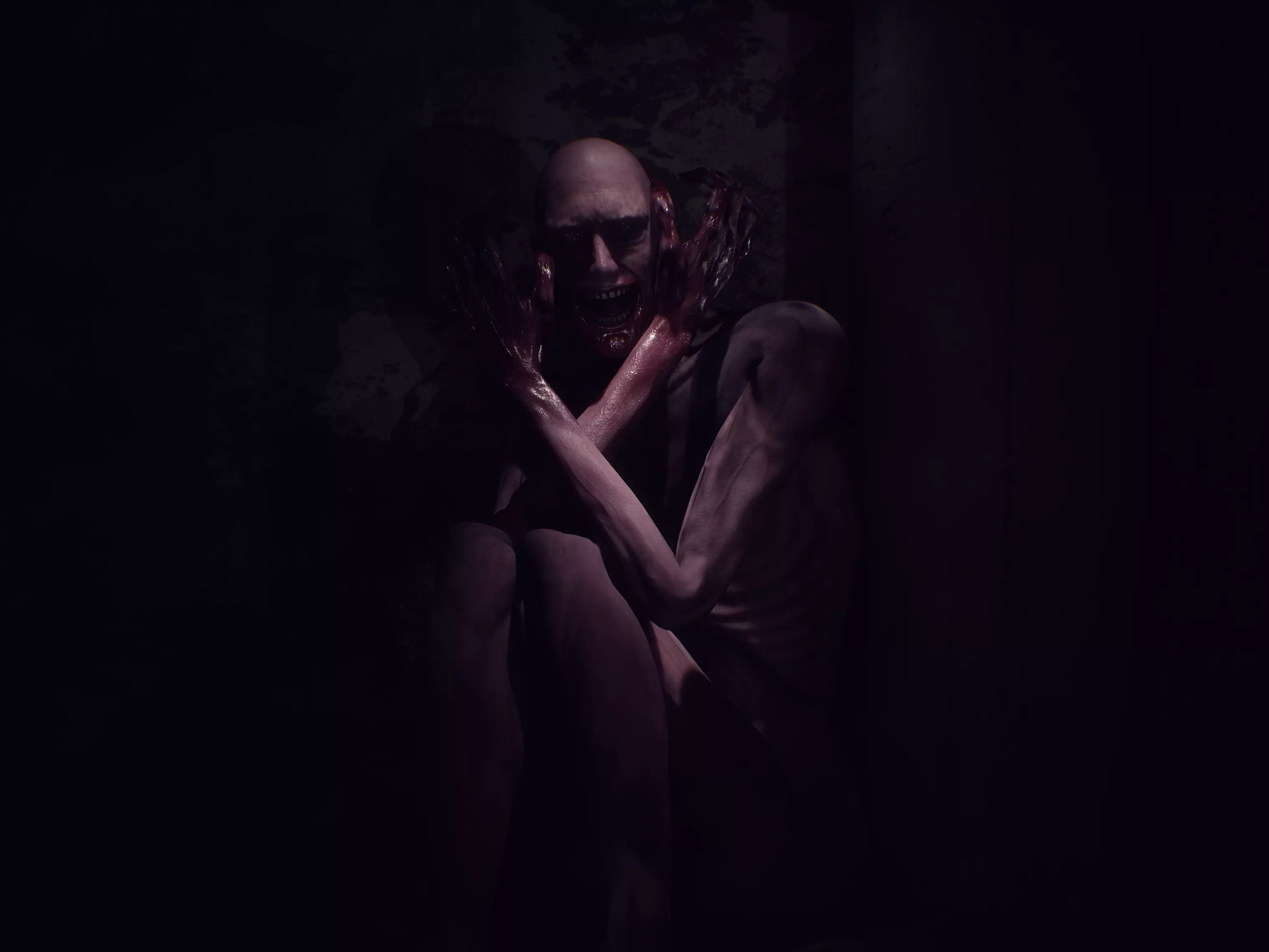 SCP 096 - 4K PBR Rigged - UE4 UE5 - Game-Ready Horror Asset Low-poly 3D model_1