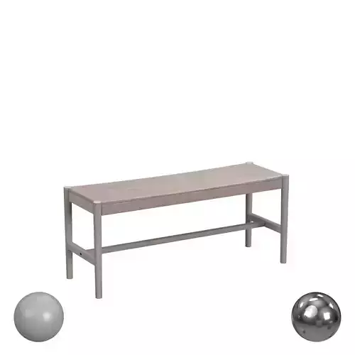 East at Main   Wooden Bench Dual