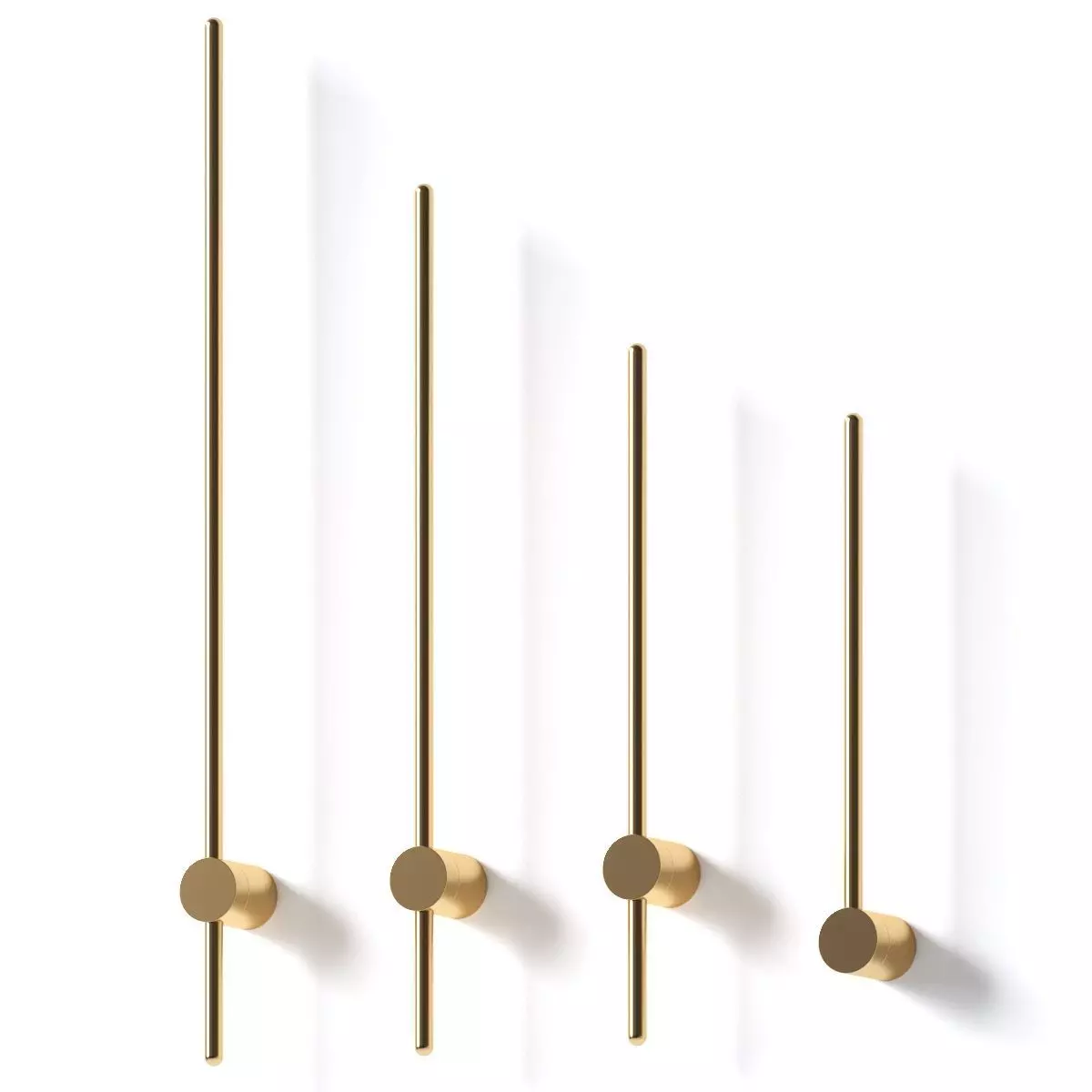 Modern Minimalist Linear sconce - Create White 3D model