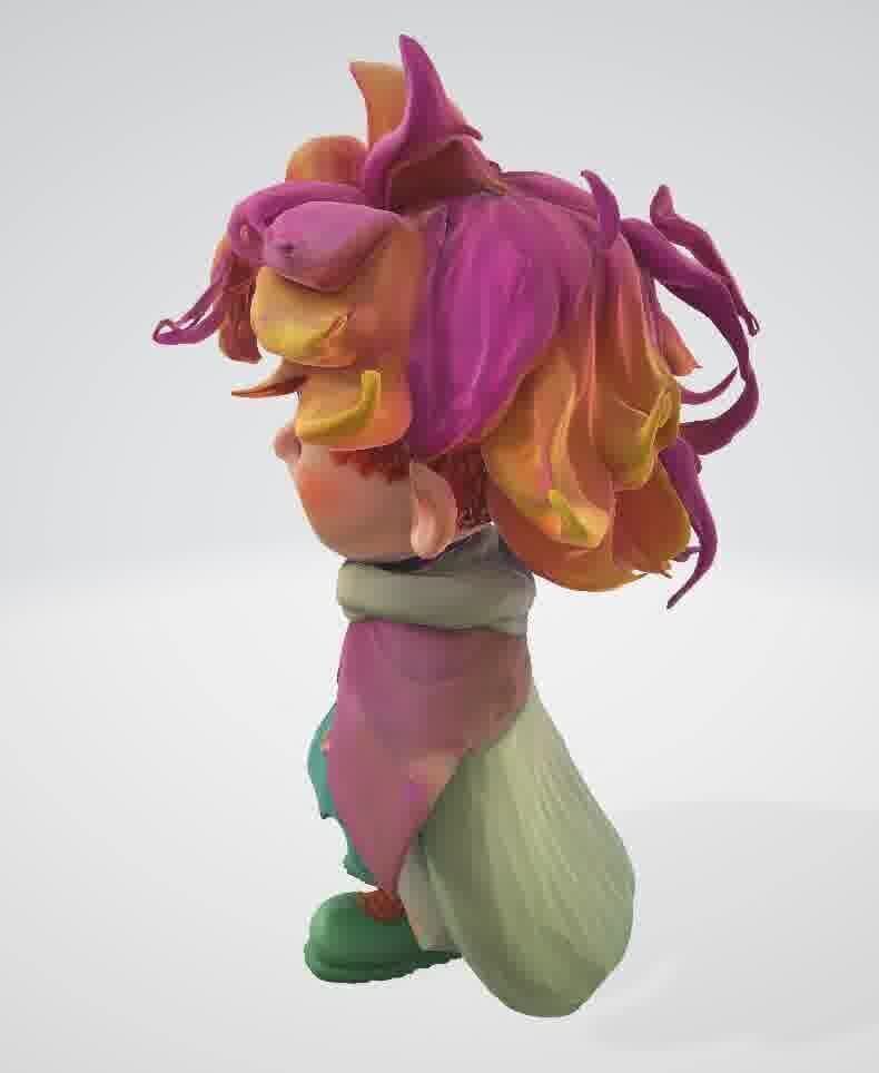 Cartoon Boy 3D Printable STL Model 3D print model_50