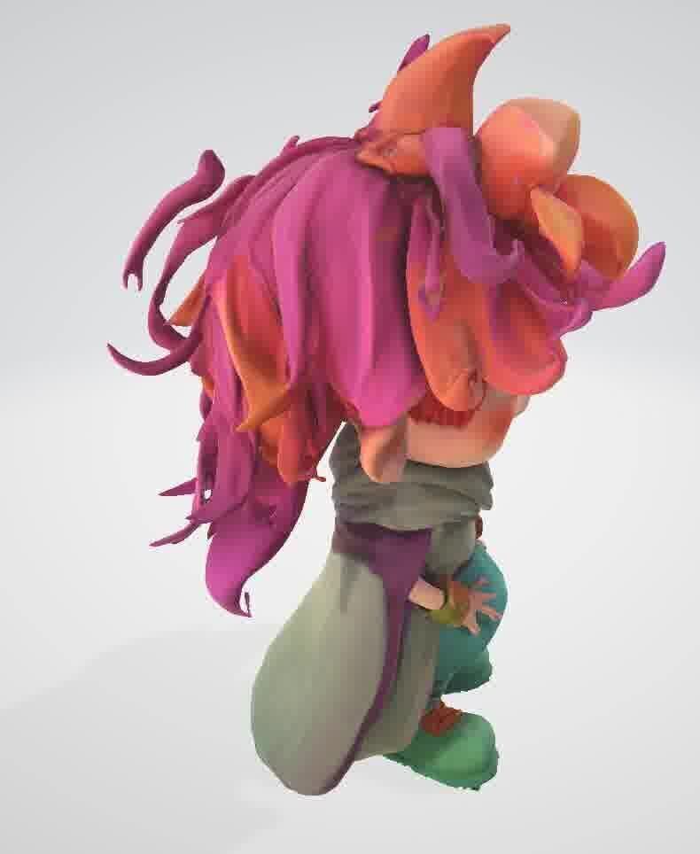 Cartoon Boy 3D Printable STL Model 3D print model_35