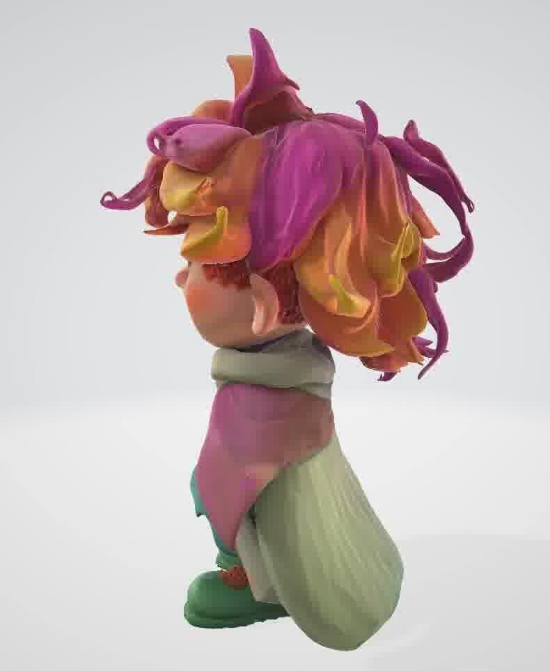 Cartoon Boy 3D Printable STL Model 3D print model_18